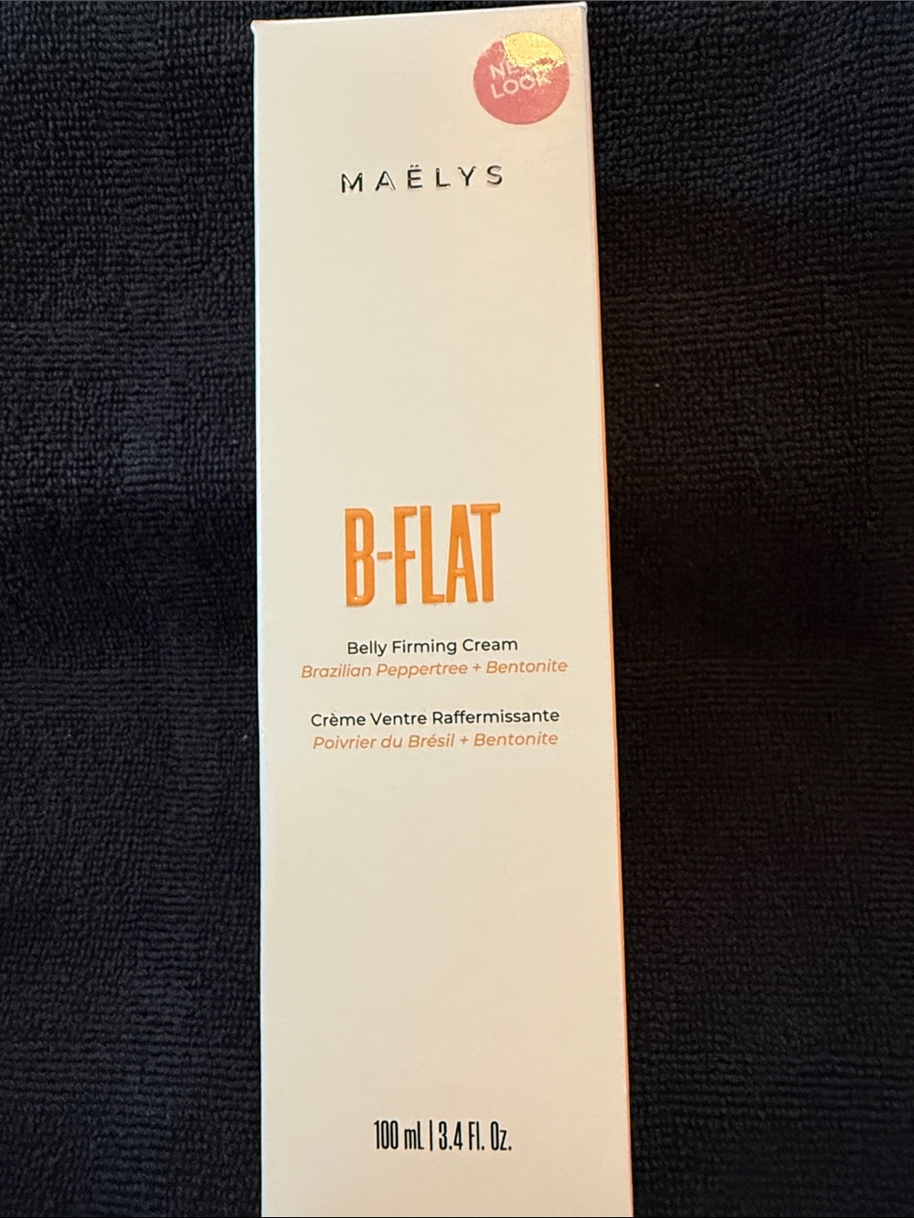 MAËLYS B-FLAT Belly Firming Cream — White/Orange